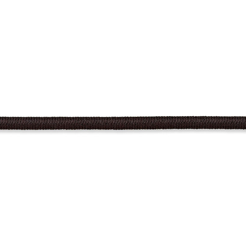 Gumová šňůrka [Ø 3 mm] – černohnědá,  image number 1