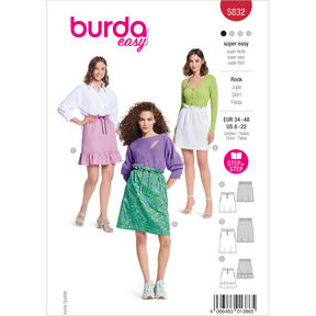 Sukně | Burda 5832 | 34-48, 