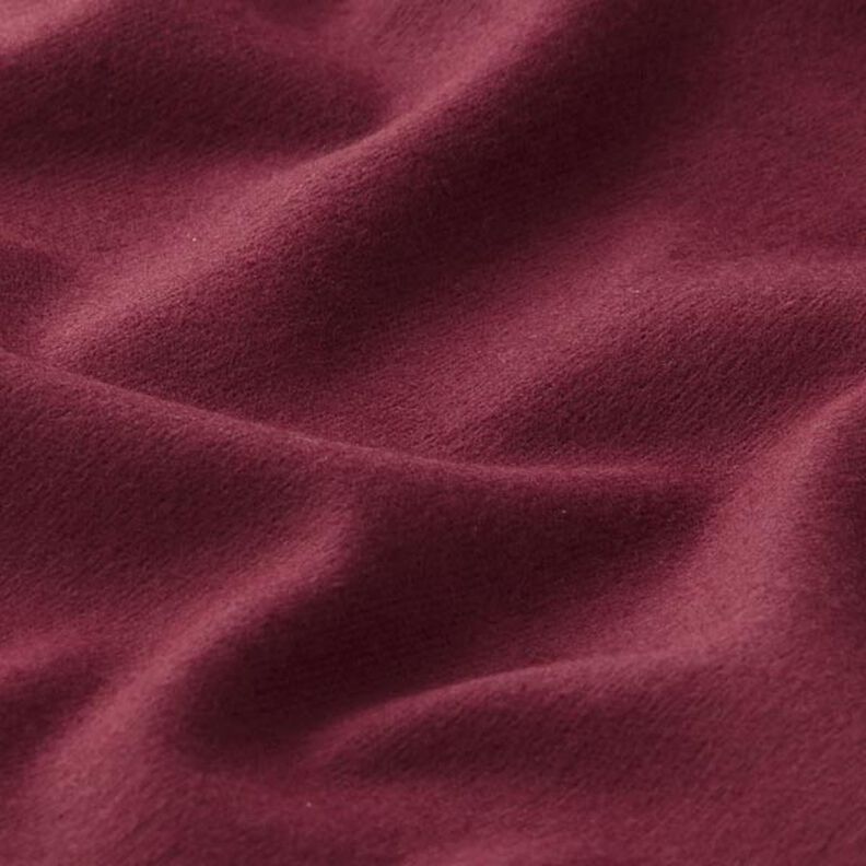 Bavlněný flanel Jednobarevné provedení – burgundská červená,  image number 3