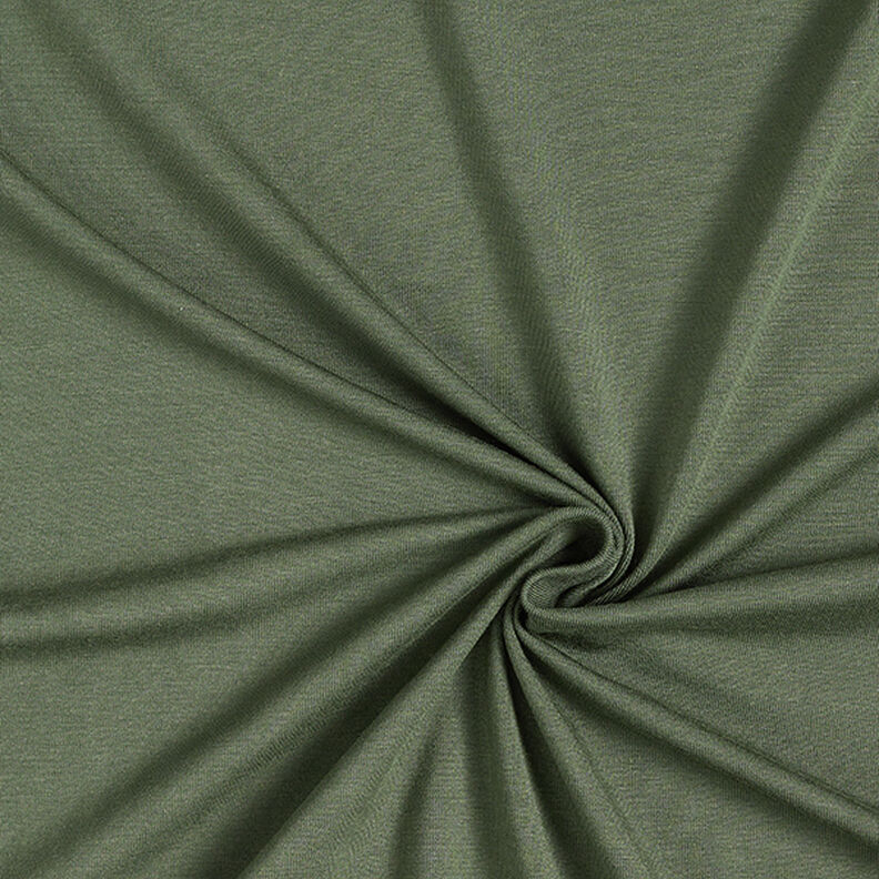Tencel Modalový žerzej – khaki,  image number 1