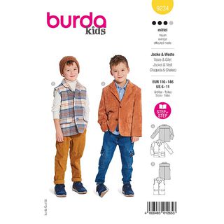 bunda / vesta | Burda 9234 | 116-146, 