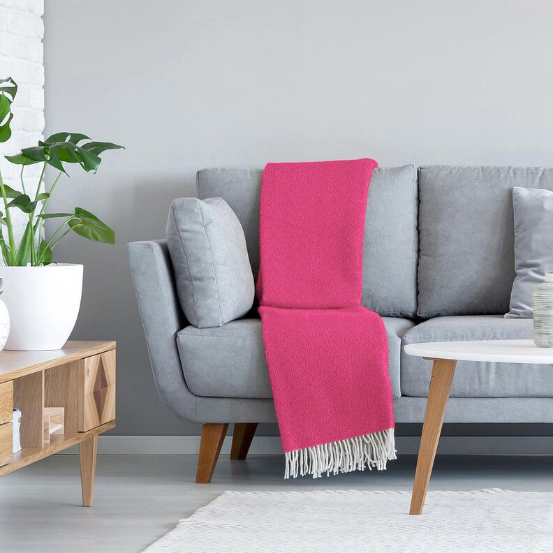 Fleece s protižmolkovou úpravou – výrazná jasně růžová,  image number 6