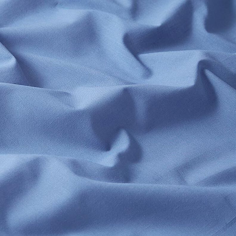 Bavlněný batist jednobarevný – džínově modrá,  image number 2
