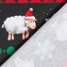 Francouzské froté letní teplákovina Määährry Christmas | Glitzerpüppi – černá/chili,  thumbnail number 4