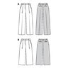 Kalhoty | Kalhotová sukně, Burda 6436 | 34 - 44,  thumbnail number 4