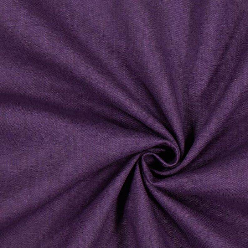 Lněná látka Ramie mix medium – barva lilku,  image number 1