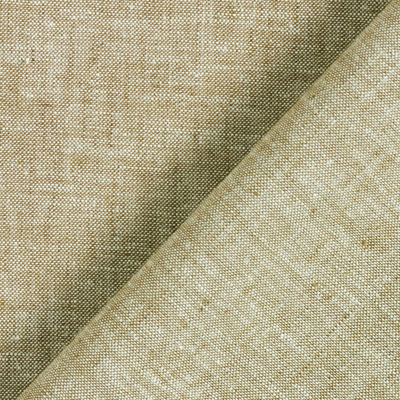 směs bavlny a lnu Melír – světle khaki,  image number 3