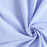 Seersucker bavlněná směs proužkovaná – královská modr/vlněná bílá,  thumbnail number 3