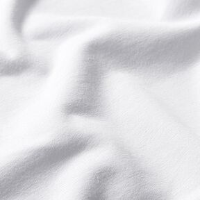 Bavlněný žerzej Medium jednobarevný – bílá, 