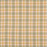Mušelín / dvojitá mačkaná tkanina Károvaná | Poppy Fabrics – kari žlutá/šalvějová,  thumbnail number 1