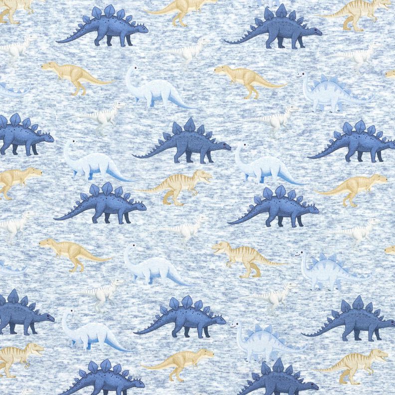 Alpenfleece Dinosauři – přírodni/džínově modrá,  image number 1