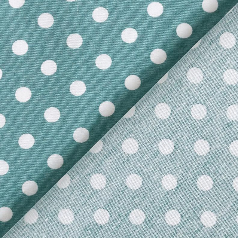 Bavlněný popelín Polka Dots – perlově šedá/bílá,  image number 4