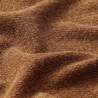 Pletené bouclé melange – bronzová, 