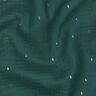 Mušelín / dvojitá mačkaná tkanina Pravoúhelník Fóliový potisk | Poppy Fabrics – modrá jedle/zlatá,  thumbnail number 2