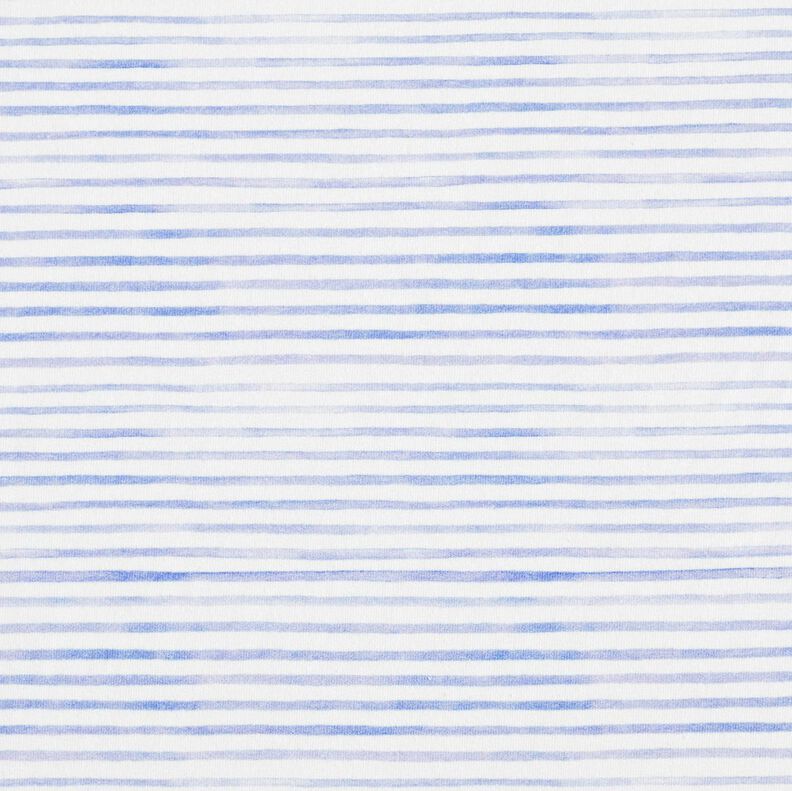 Bavlněný žerzej Akvarelové pruhy digitální potisk – slonová kost/šeříková,  image number 1