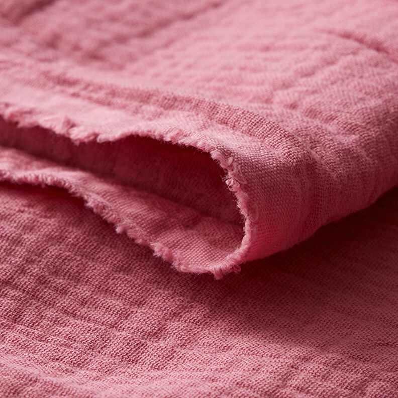 Mušelín / dvojitá mačkaná tkanina – pastelově fialová,  image number 5