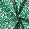 Povrstvená bavlna Abstraktní Leopardí vzor | Poppy Fabrics – zelená/růžová,  thumbnail number 3