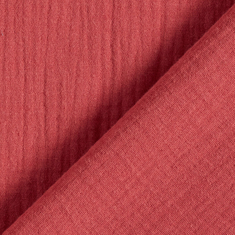 Mušelín / dvojitá mačkaná tkanina – mědená,  image number 4