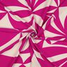 Strečová látka na halenku s geometrickým vzorem | Poppy Fabrics – purpurová/cashew (béžová),  thumbnail number 3