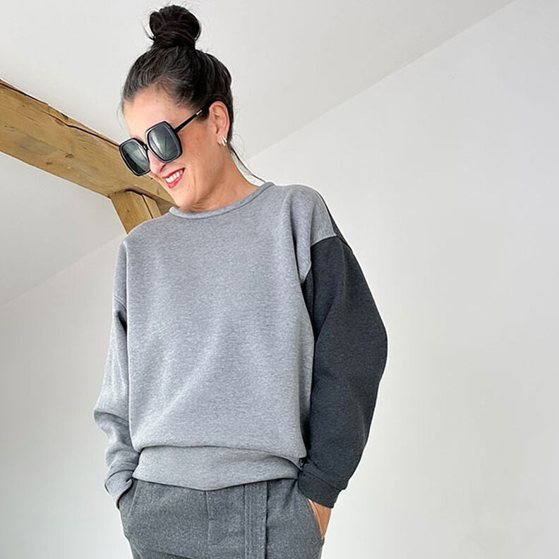 FRAU ZORA Oversized svetr se širokým lemem | Studio připravené k řezání | XS-XXL,  image number 3