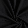 Mušelín / dvojitá mačkaná tkanina – černá,  thumbnail number 1