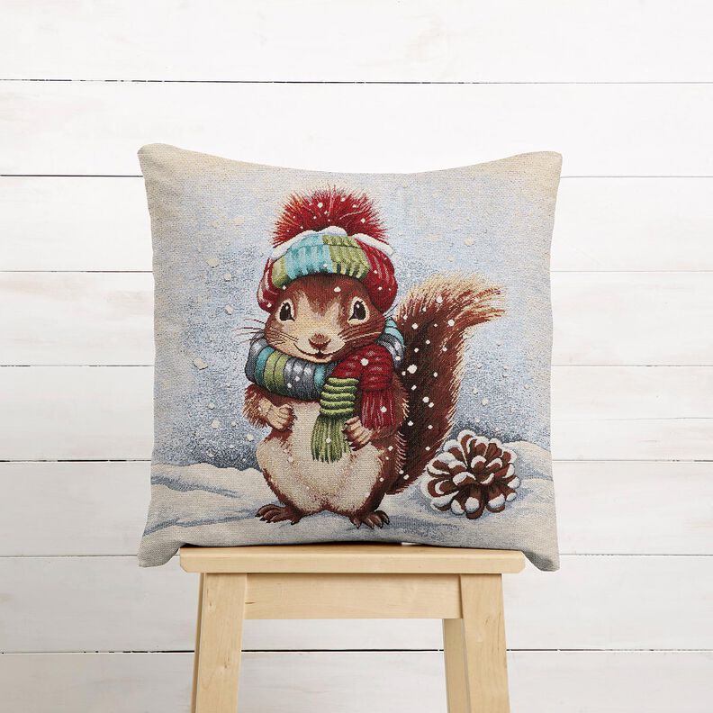 Dekoračn&iacute; panel Gobel&iacute;n Roztomil&aacute; veverka &ndash; světle b&eacute;žov&aacute;/bronzov&aacute;,  image number 5