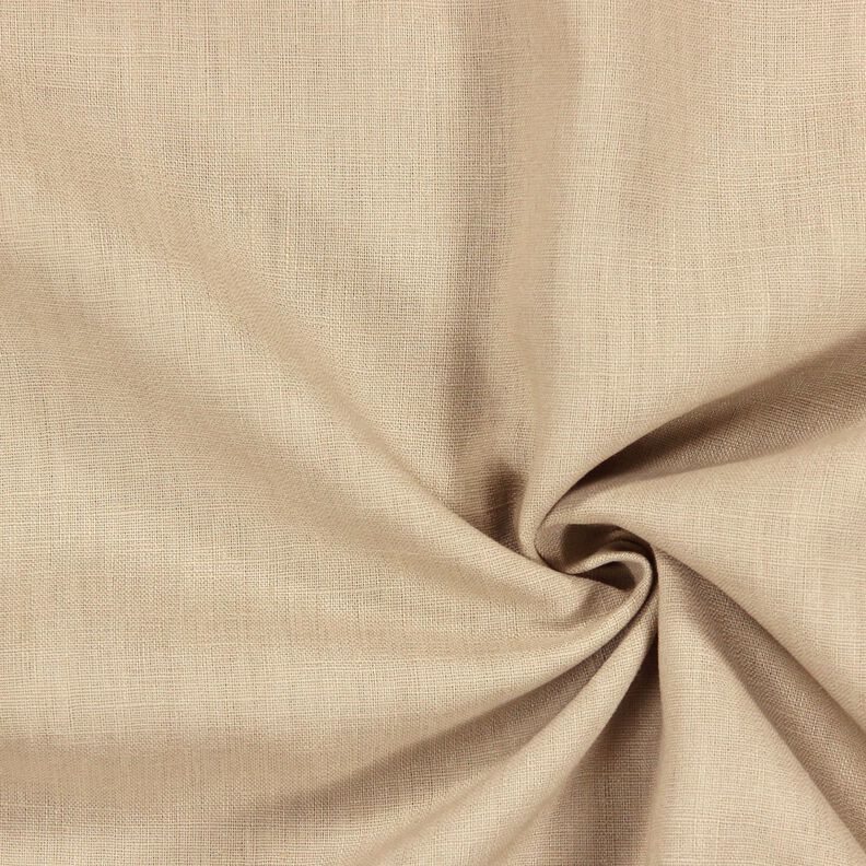 Lněná látka Ramie mix medium – mandlová, image number 1