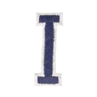 Aplikace písmeno I [ Výška: 4,6 cm ] – namornicka modr, 