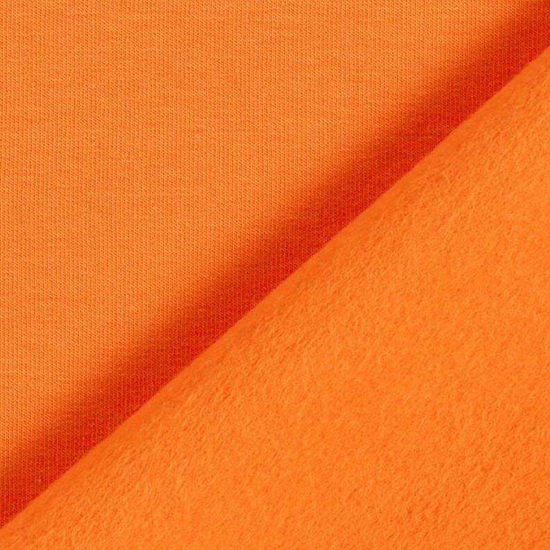 Lehká bavlněná teplákovina jednobarevná – oranžová,  image number 5