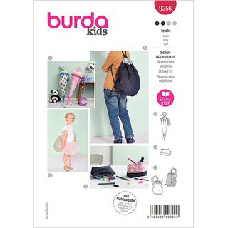 Školní taška / penál / taška na tělocvik, Burda 9256 | One Size, 