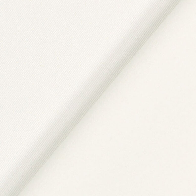 Gabardén pružný v obou směrech – vlněná bílá,  image number 3