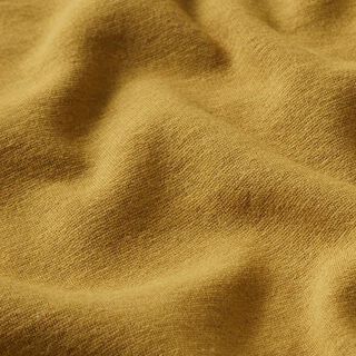 Alpenfleece Hebká teplákovina Jednobarevné provedení – kari žlutá, 