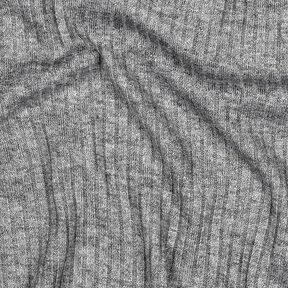Žebrovaná pletenina Lurex – stříbrně šedá/stříbrná metalická,  Žebrovaná pletenina Lurex – stříbrně šedá/stříbrná metalická,