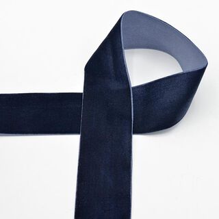 Sametová stužka [36 mm] – namornicka modr, 