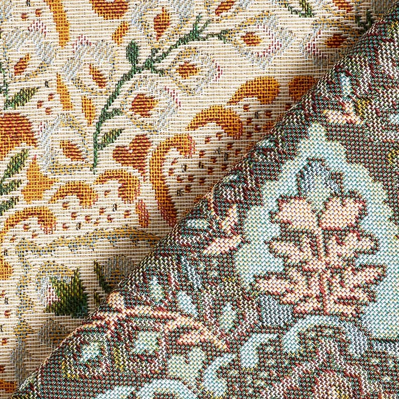 Dekorační panel Gobelín Velká mandala – hořčicove žlutá/světle béžová,  image number 4