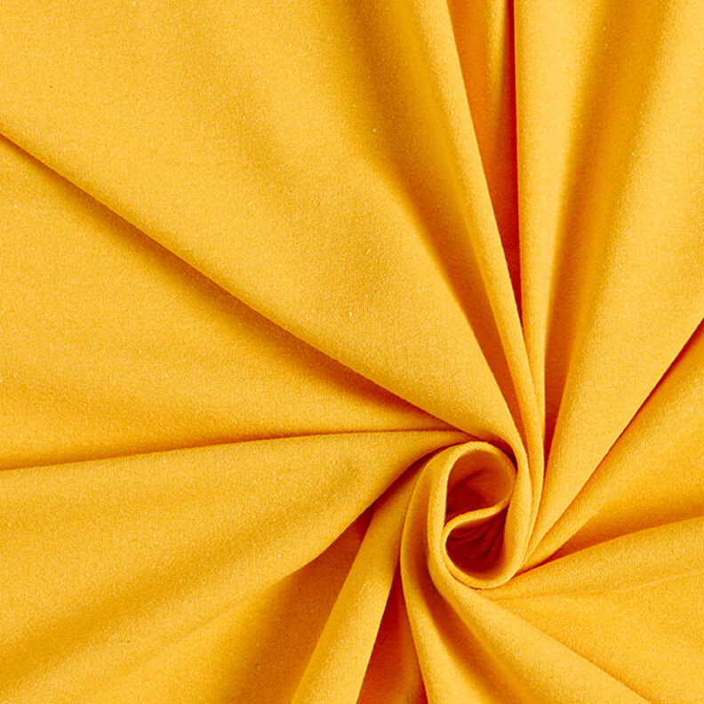 Recyklovaný žerzej ze směsi s bavlnou – kari žlutá,  image number 1