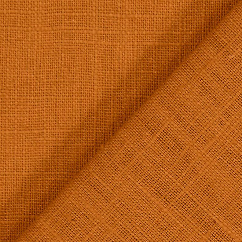 Lněná látka Ramie mix medium – karamelová,  image number 3
