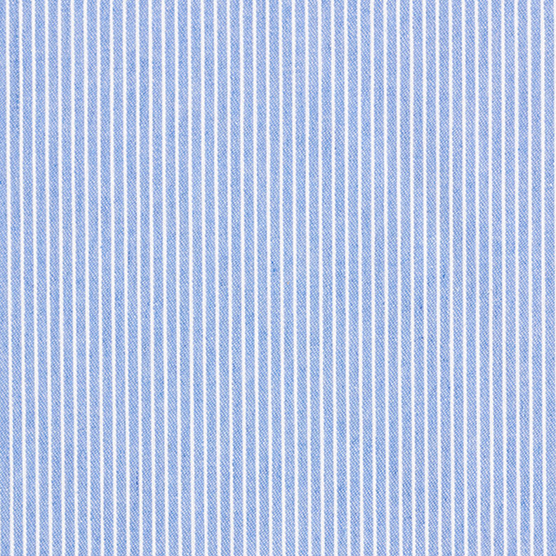 Halenkovina Směs s bavlnou proužky – světle modra/bílá,  image number 1