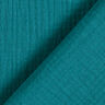 Mušelín / dvojitá mačkaná tkanina – petrolejová,  thumbnail number 4