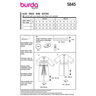 Šaty | Burda 5845 | 36-46,  thumbnail number 9