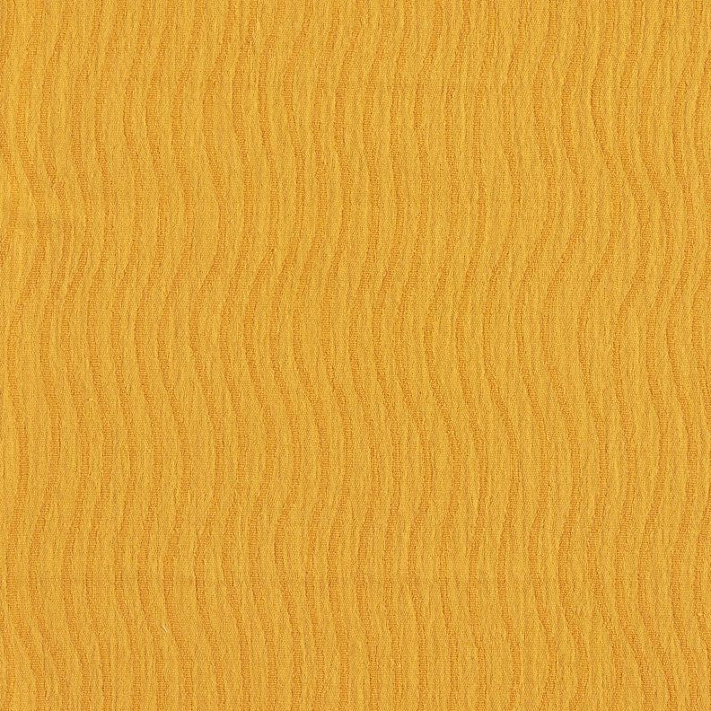 Směs lnu a bavlny Žakár Vlnkový vzor – kari žlutá,  image number 5