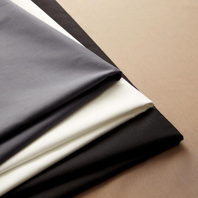 Směs polyesteru a bavlny se snadnou údržbou – černá,  image number 4