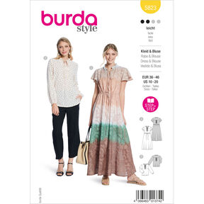 Šaty / Halenka | Burda 5823 | 36-46, 