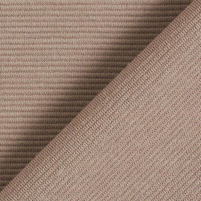 Žebrovaný otomanový žerzej jednobarevný – taupe,  image number 4