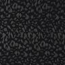 Viskózová tkanina leopardí vzor – černá,  thumbnail number 1