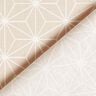 Bavlněná látka Kreton japonské hvězdy Asanoha – písková,  thumbnail number 5