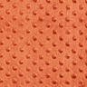Hebký fleece vyražené puntíky – terracotta,  thumbnail number 1