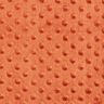 Hebký fleece vyražené puntíky – terracotta,  thumbnail number 1