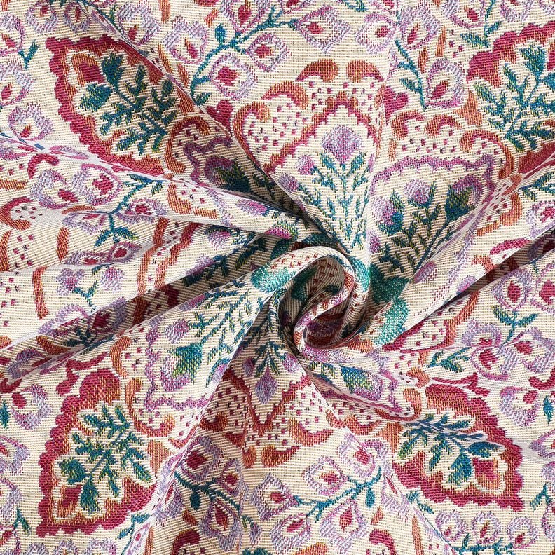 Dekorační panel Gobelín Velká mandala – pastelově fialová/světle béžová,  image number 3