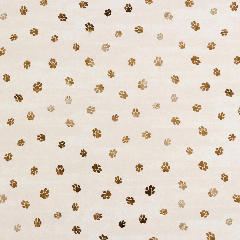 Francouzské froté letní teplákovina Německý ovčák Panel | Glitzerpüppi – světle béžová,  image number 7